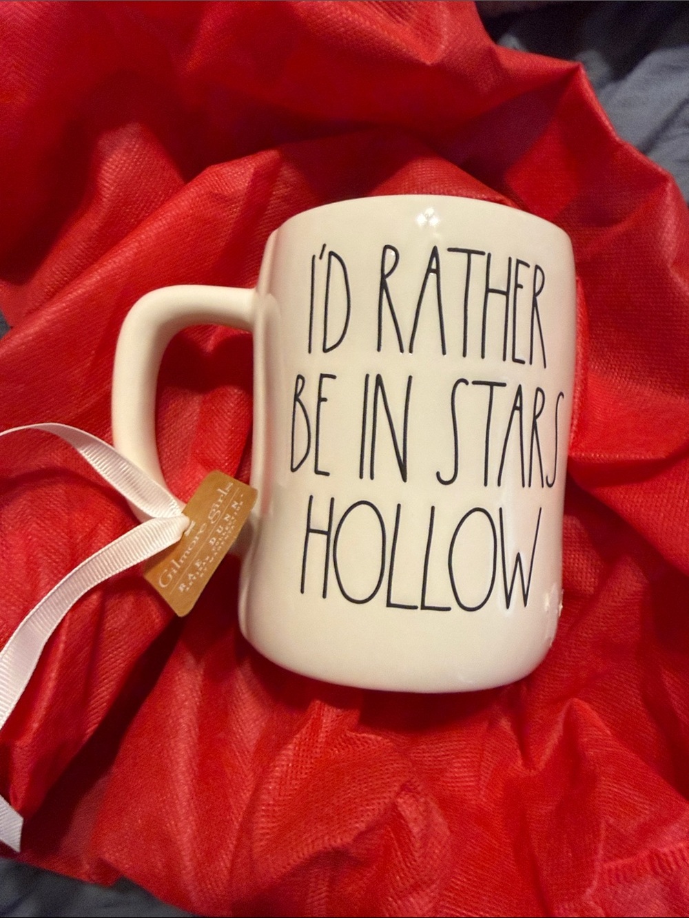 "I'd Rather Be in Stars Hollow" White Ceramic Mug Double Sided Mug